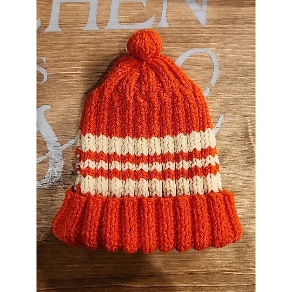 4 Homemade Knitted Beanies Baby‎ Toddler Super Soft & Warm